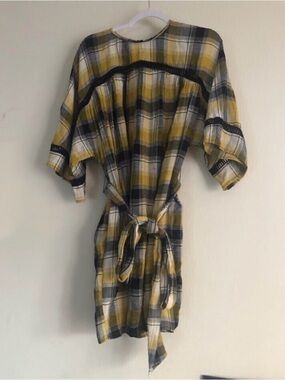 MAEVE ANTHROPOLOGIE Women’s Tunic Shirt Dress, Plaid